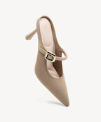 GraceLithe Pointed Toe Heeled Mule - 2X Arch Support