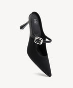 GraceLithe Pointed Toe Heeled Mule - 2X Arch Support