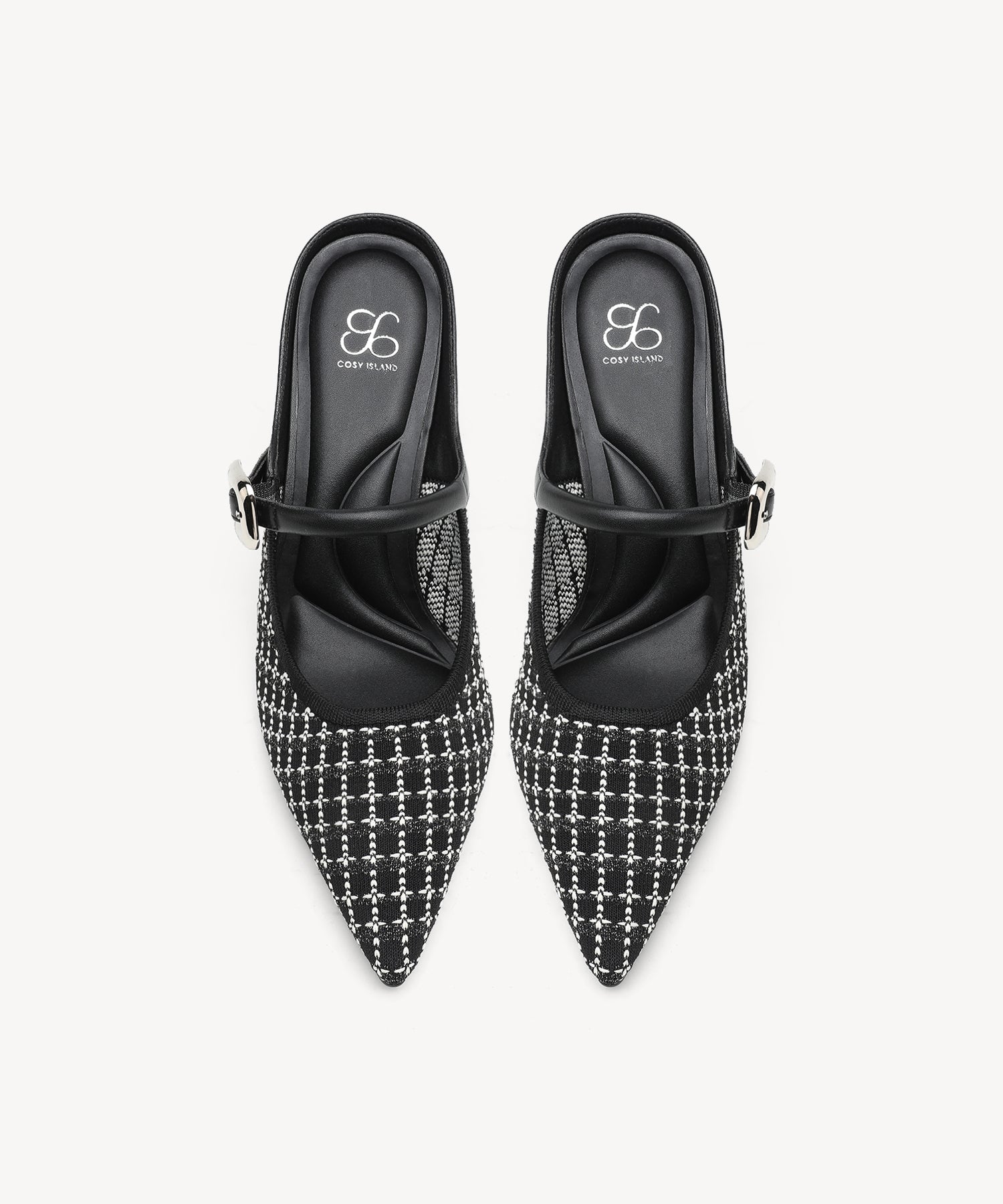 GraceLithe Pointed Toe Heeled Mule