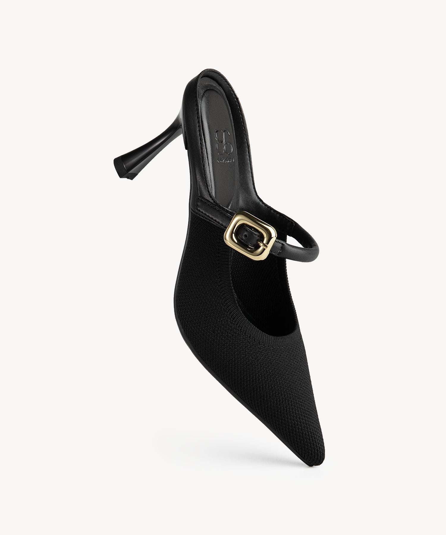 GraceLithe Pointed Toe Heeled Mule - 2X Wide
