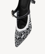 GraceLithe Pointed Toe Heeled Mule - 2X Arch Support