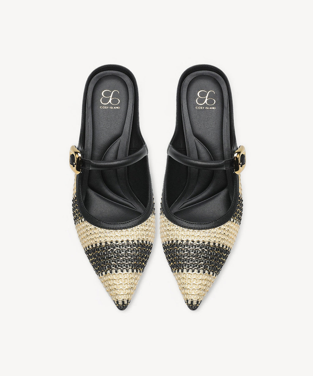 GraceLithe Pointed Toe Heeled Mule