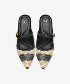 GraceLithe Pointed Toe Heeled Mule