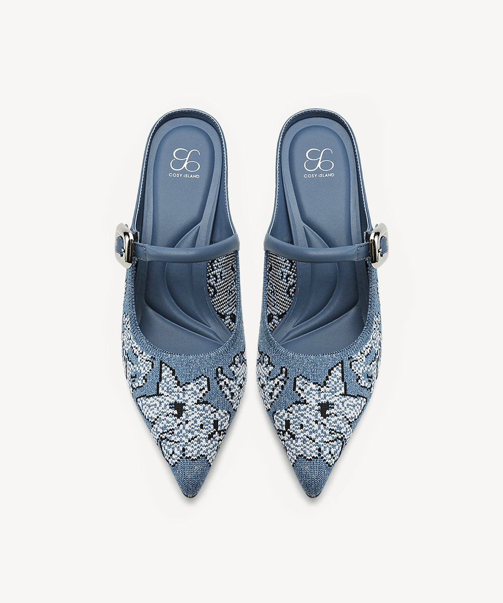GraceLithe Pointed Toe Heeled Mule