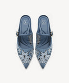 GraceLithe Pointed Toe Heeled Mule