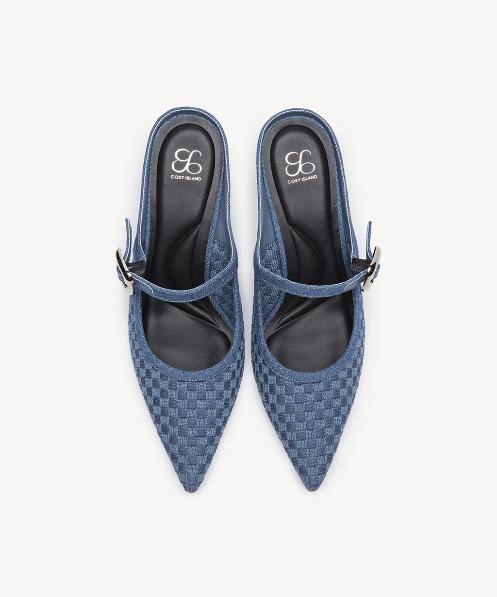 GraceLithe Pointed Toe Heeled Mule