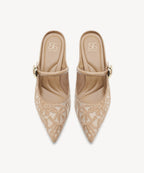 GraceLithe Pointed Toe Heeled Mule