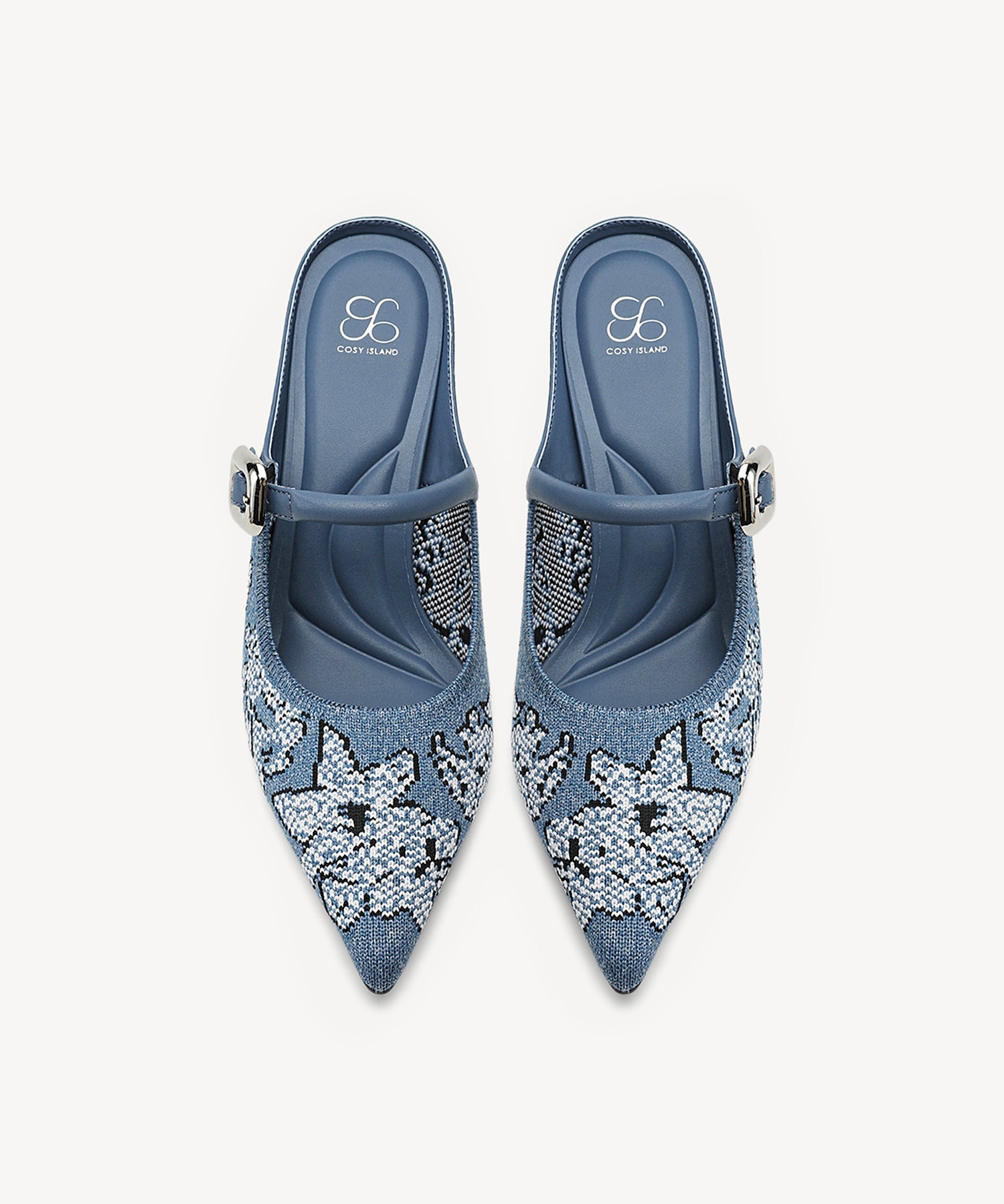 GraceLithe Pointed Toe Heeled Mule