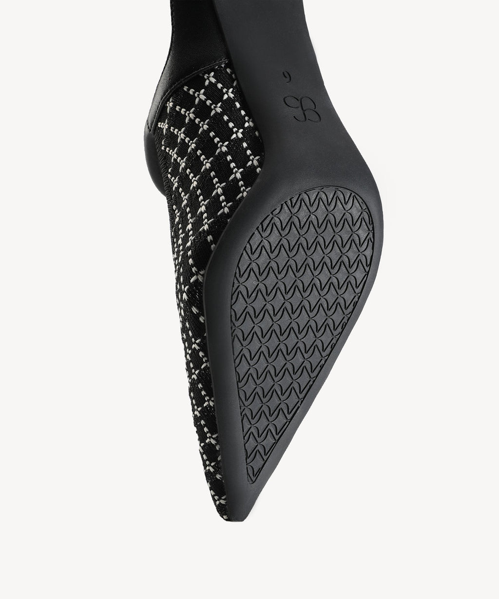 GraceLithe Pointed Toe Heeled Mule