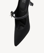 GraceLithe Pointed Toe Heeled Mule - 2X Arch Support