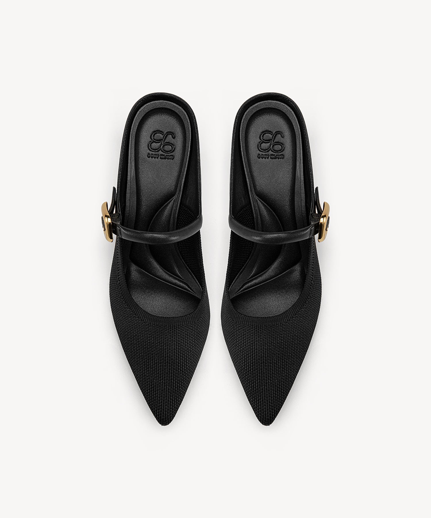Gracelithe Pointed Toe Low Heeled Mule - 2X Wide