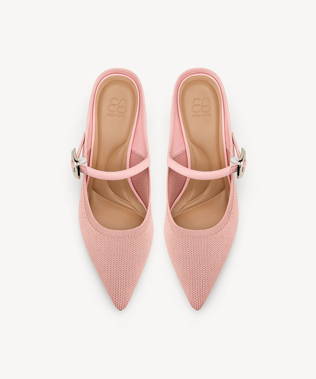 Gracelithe Pointed Toe Low Heeled Mule