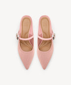 Gracelithe Pointed Toe Low Heeled Mule