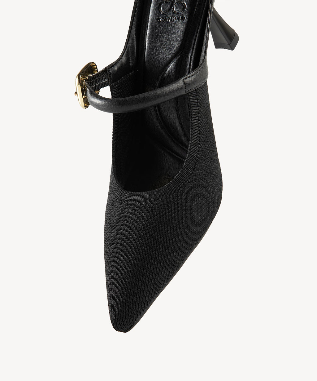 GraceLithe Pointed Toe Heeled Mule