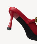 GraceLithe Pointed Toe Heeled Mule - 2X Wide