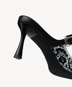 GraceLithe Pointed Toe Heeled Mule - 2X Wide