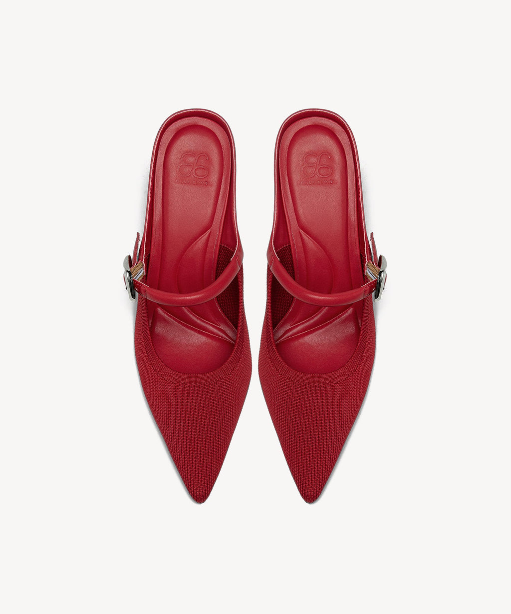 GraceLithe Pointed Toe Heeled Mule