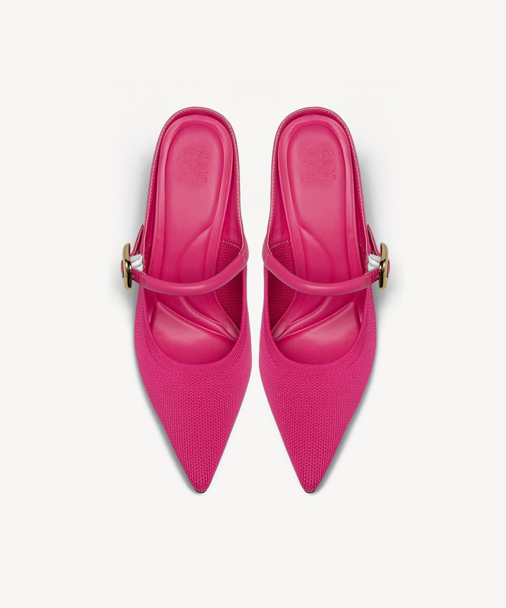 GraceLithe Pointed Toe Heeled Mule