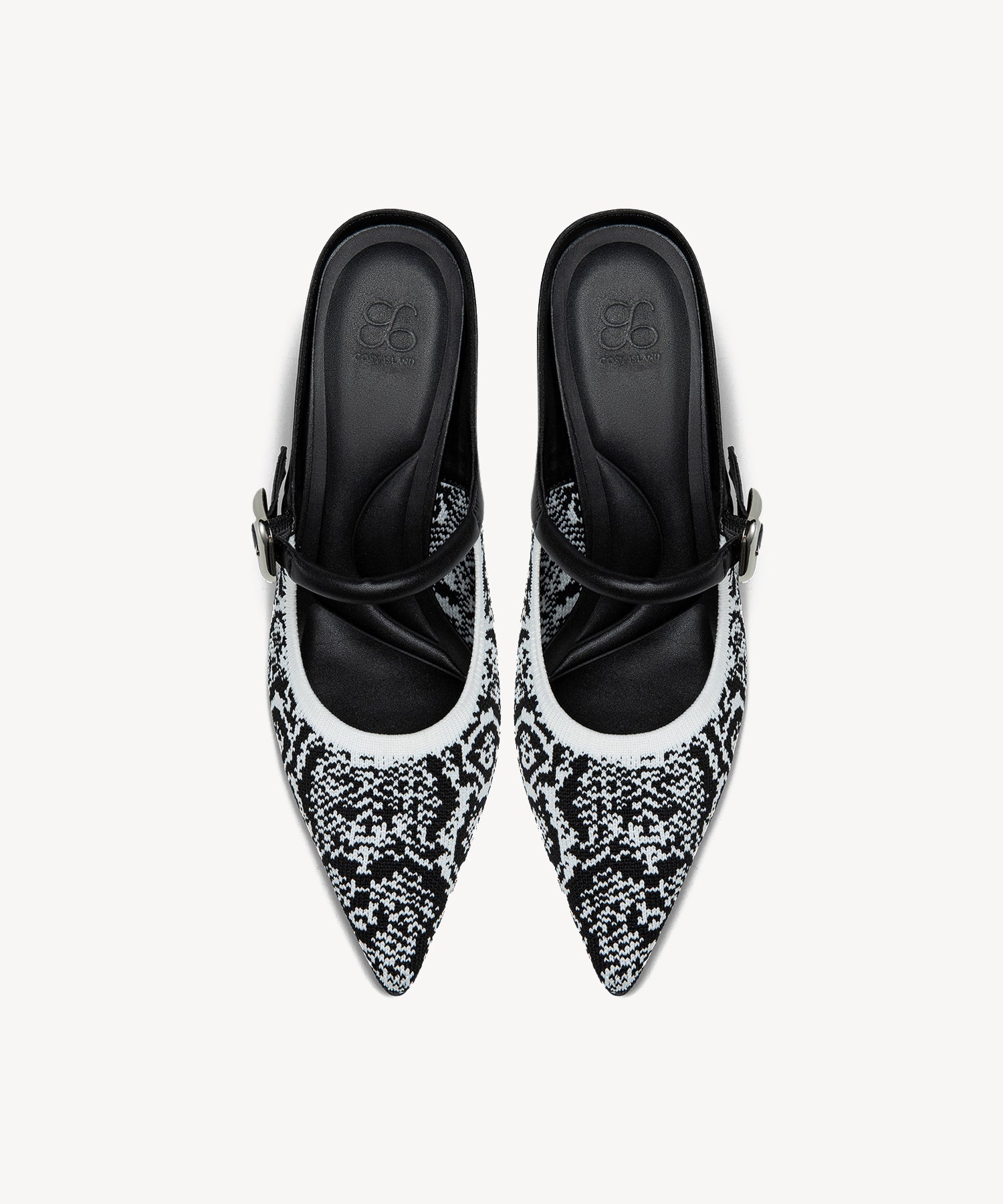 GraceLithe Pointed Toe Heeled Mule