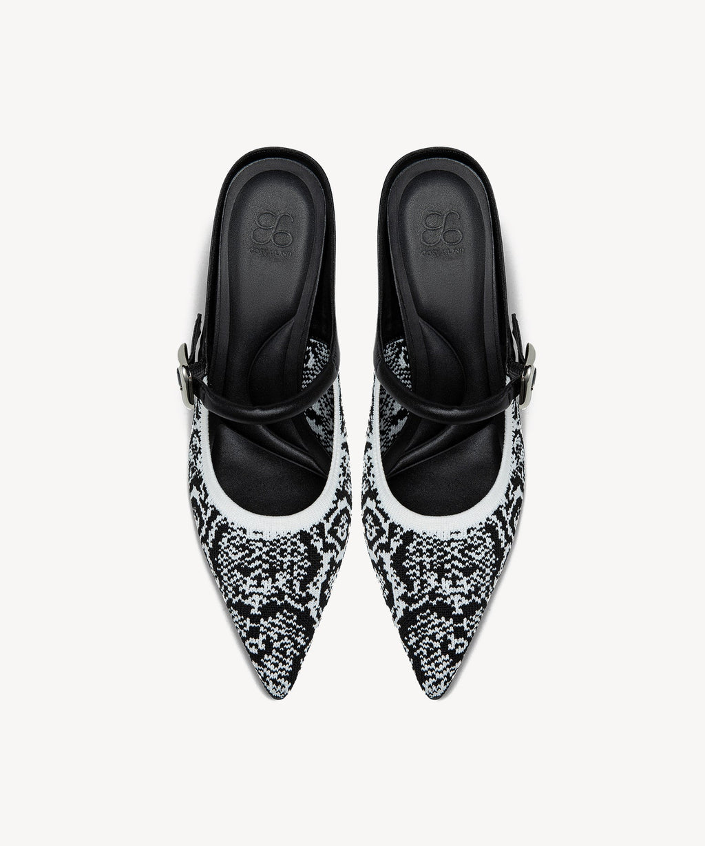 GraceLithe Pointed Toe Heeled Mule