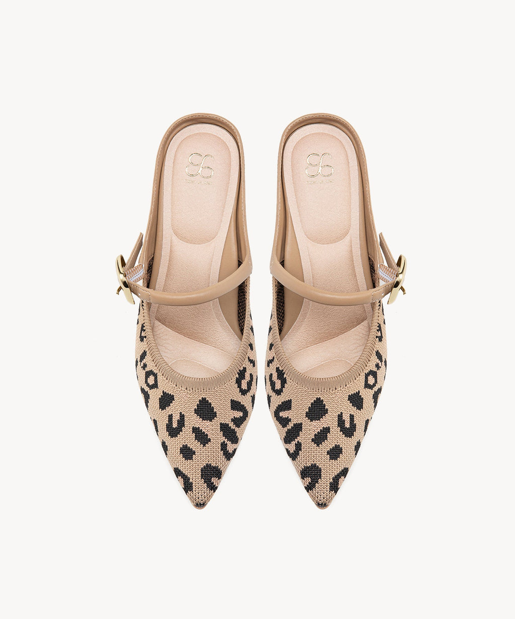 GraceLithe Pointed Toe Heeled Mule - 2X Arch Support