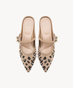 GraceLithe Pointed Toe Heeled Mule - 2X Arch Support