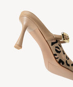 GraceLithe Pointed Toe Heeled Mule - 2X Wide