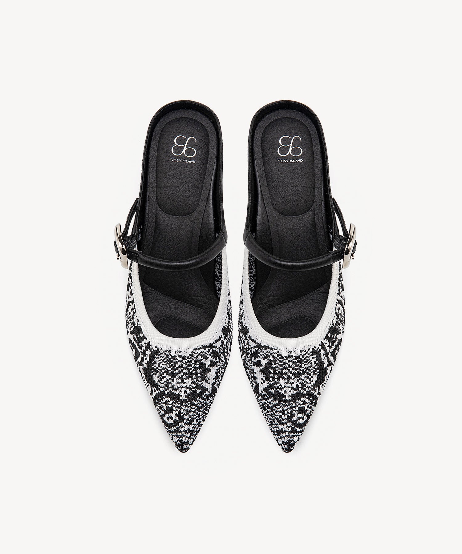 GraceLithe Pointed Toe Heeled Mule - 2X Arch Support