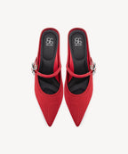 GraceLithe Pointed Toe Heeled Mule - 2X Arch Support