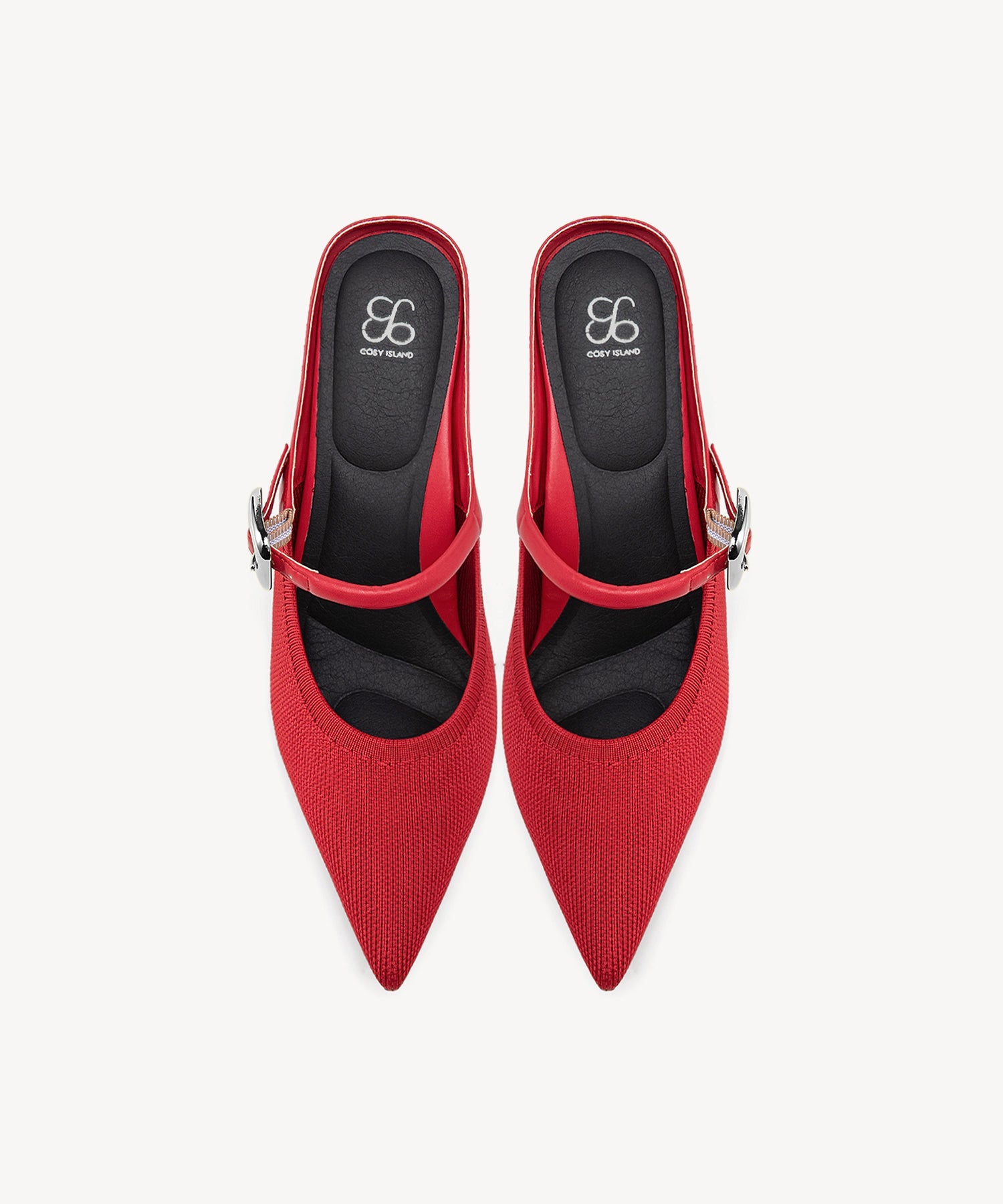 GraceLithe Pointed Toe Heeled Mule - 2X Arch Support
