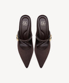 GraceLithe Pointed Toe Heeled Mule
