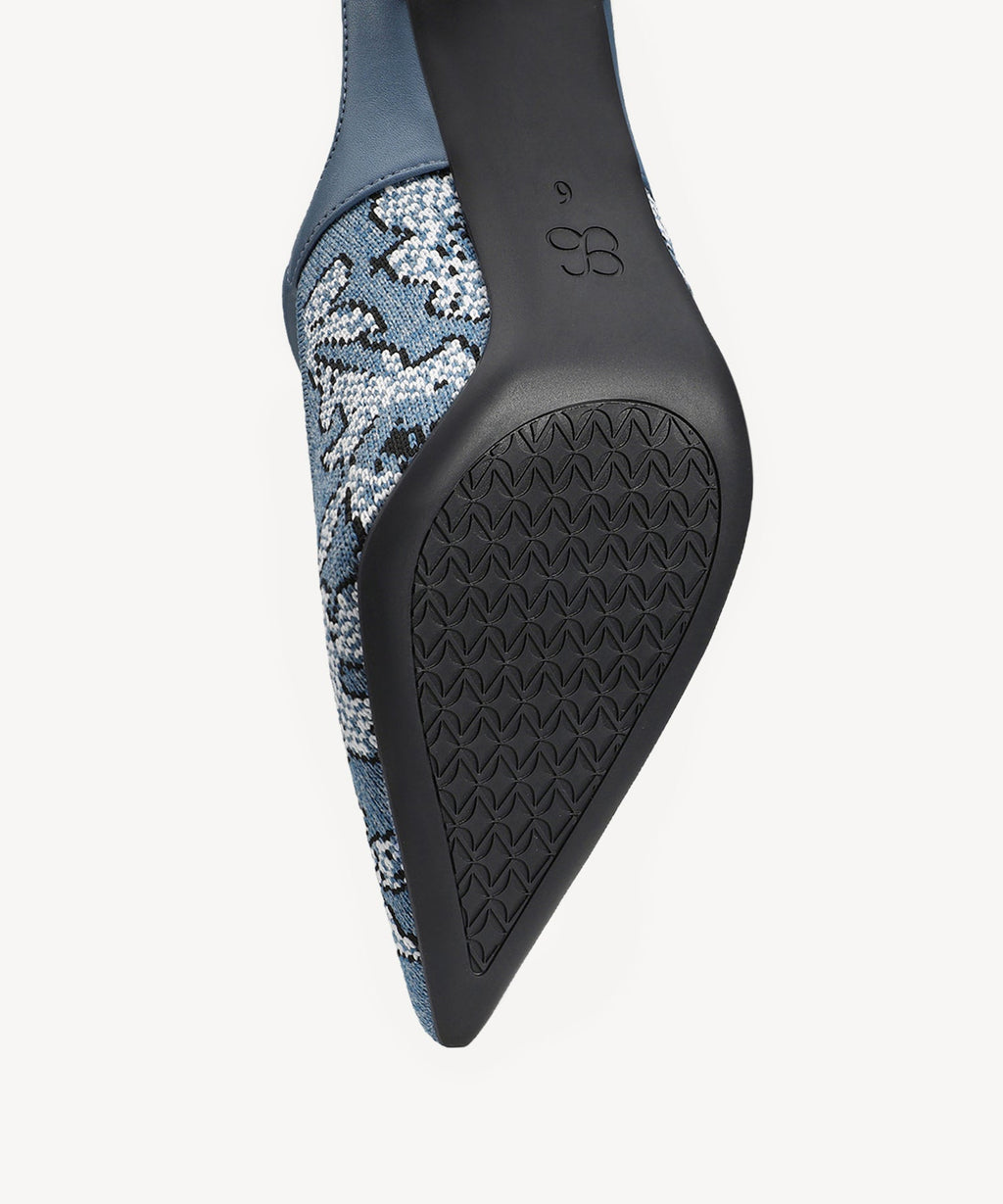 GraceLithe Pointed Toe Heeled Mule
