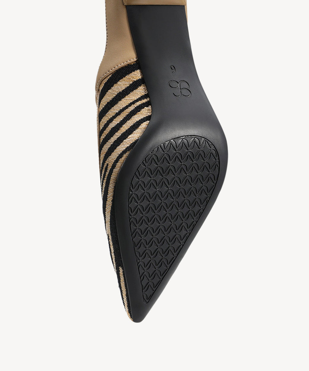 GraceLithe Pointed Toe Heeled Mule