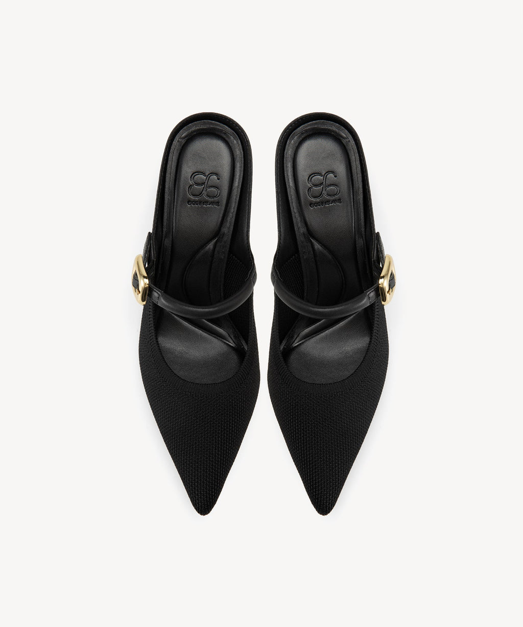 GraceLithe Pointed Toe Heeled Mule