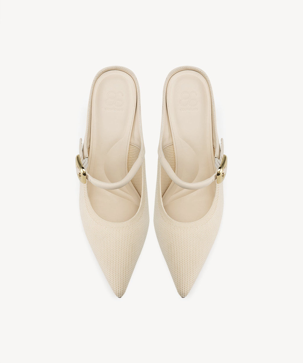 GraceLithe Pointed Toe Heeled Mule