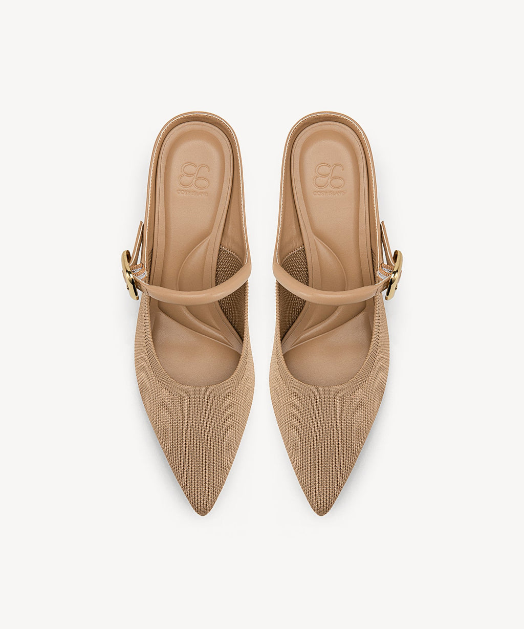Gracelithe Pointed Toe Low Heeled Mule