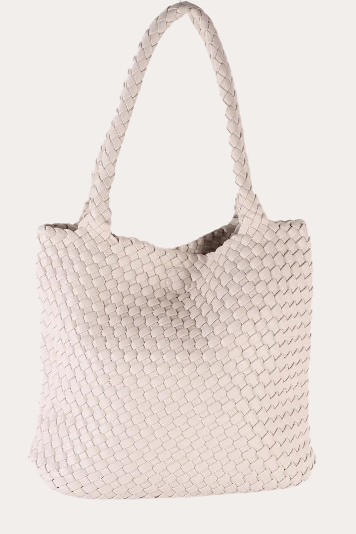 Woven Bag Large - Beige
